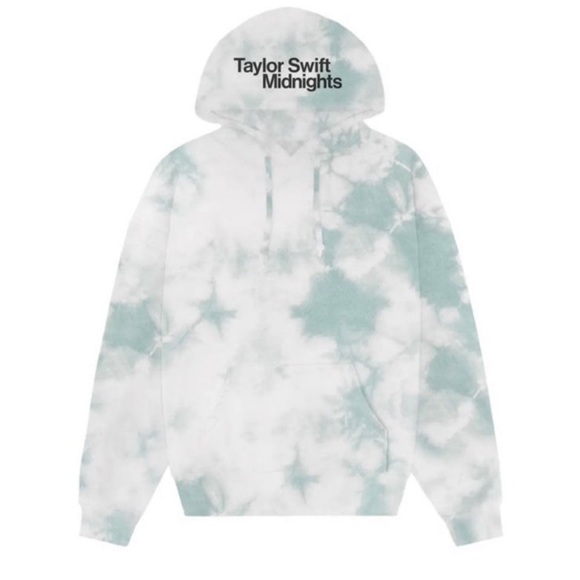 Taylor Swift Midnights Green Tie Dye Hoodie - Picture 2 of 4